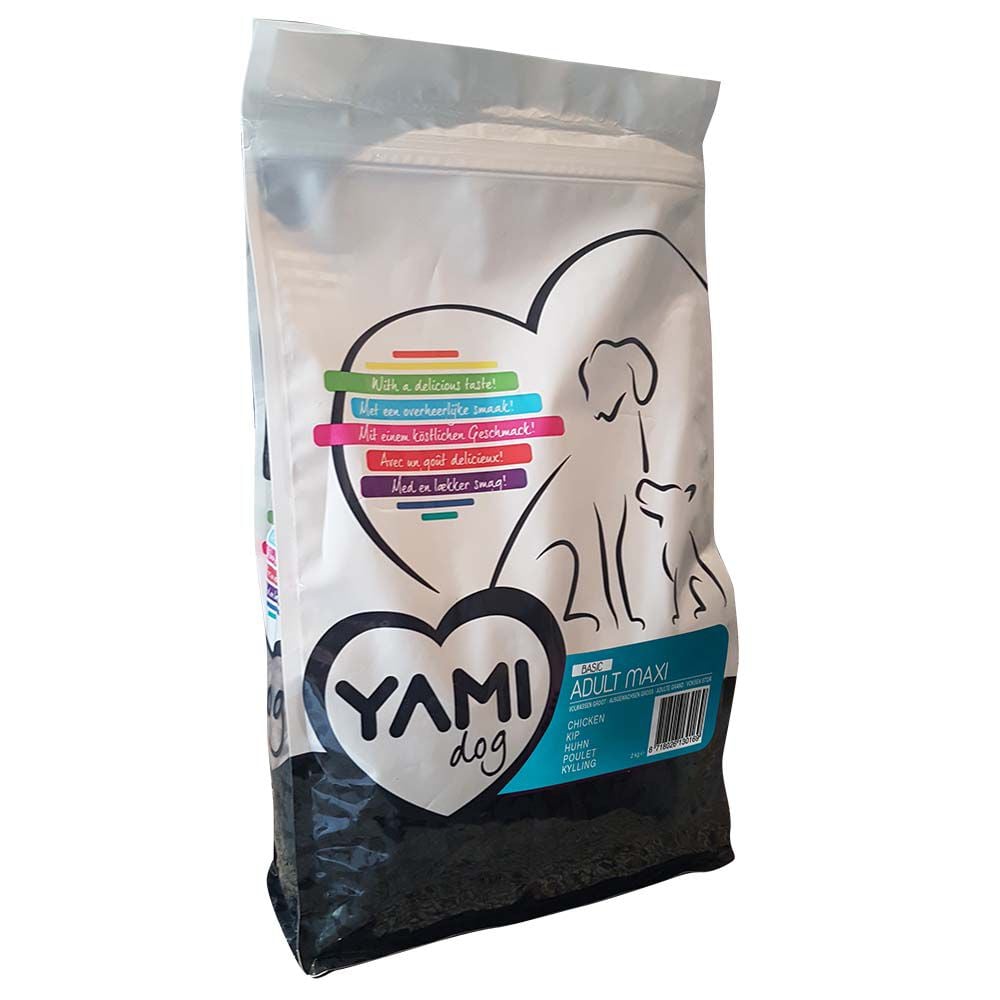 YamiPets Basic Adult Maxi - Hondenvoer - Kip - 12 kg