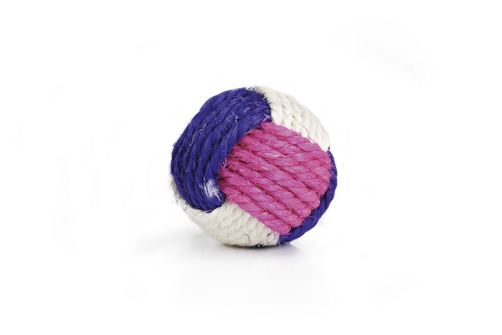 Beeztees Bal Sisal   Geknoopt - Kattenspeeltje Beeztees Bal Sisal   Geknoopt - Kattenspeeltje
