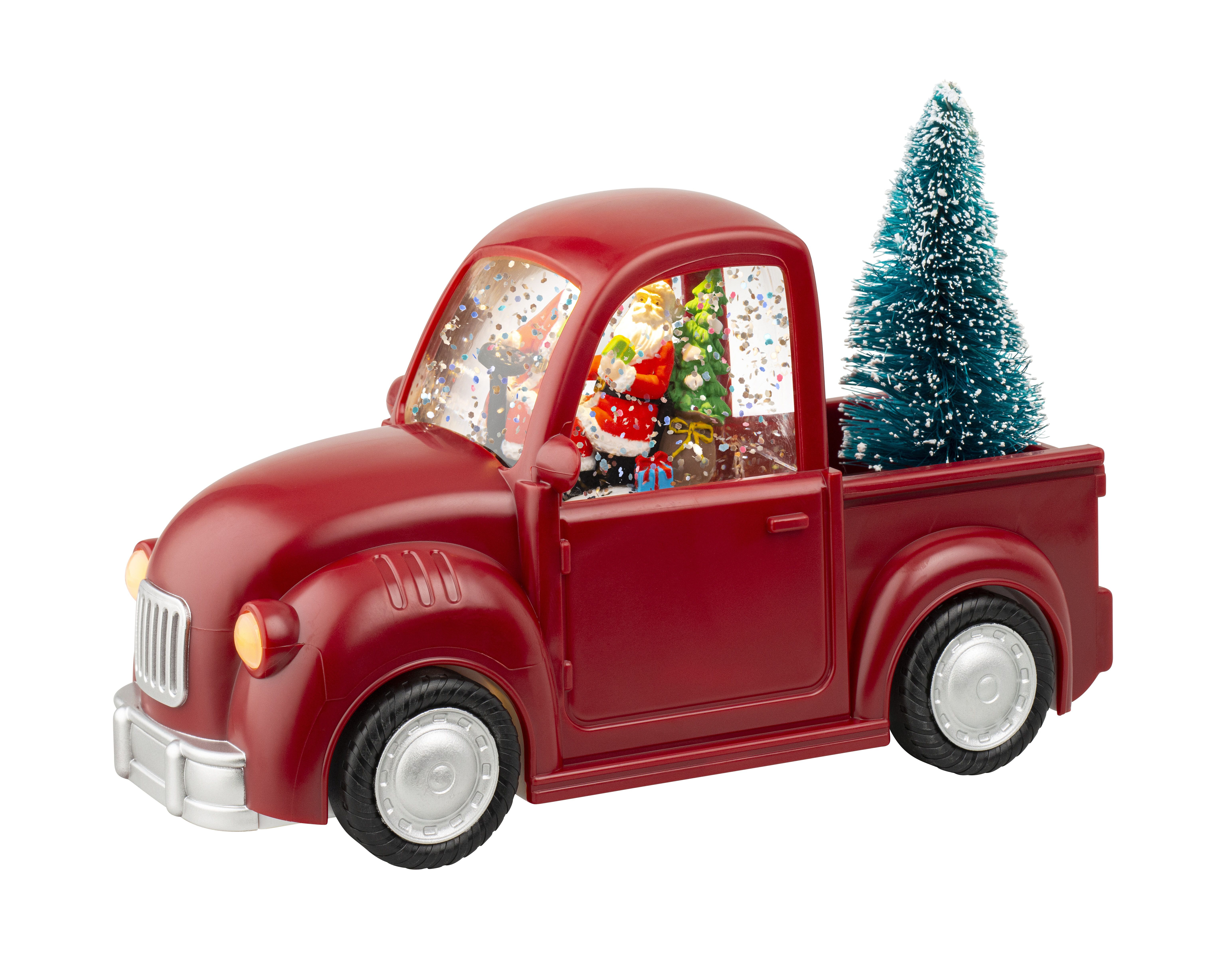 Lumineo LED Auto - Waterspinner - 4 - Rood - Warm wit