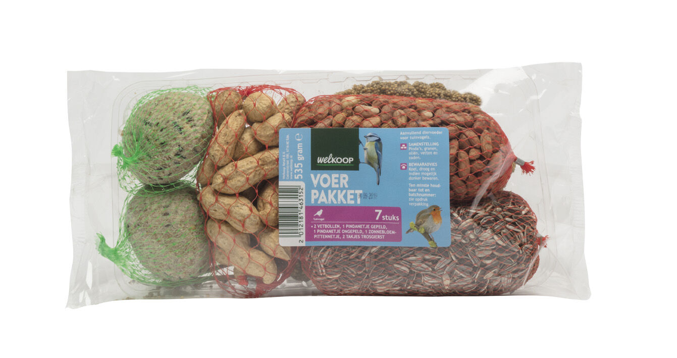 Welkoop voerpakket - 7 delig - Tuinvogelvoer Welkoop voerpakket - 7 delig - Tuinvogelvoer