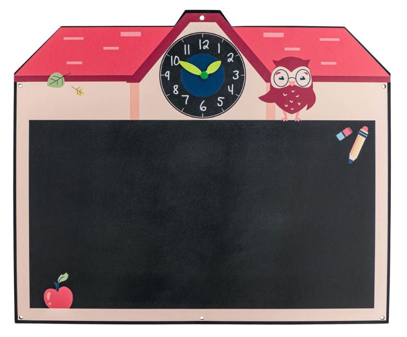 Swing King - Krijtbord met klok Swing King - Krijtbord met klok