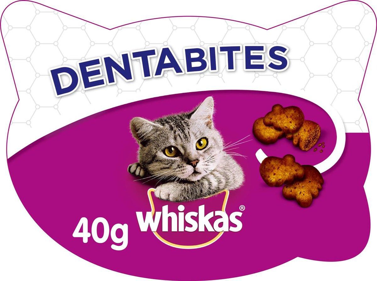 WHISKAS® Dentabits - Kattensnacks - 40 - Kip WHISKAS® Dentabits - Kattensnacks - 40 - Kip