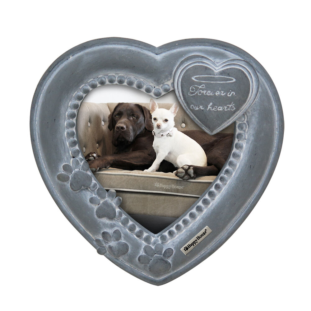 Happy-House - Fotolijst - Hond Kat - Herdenken - 14.50 cm - steen - 3.50 cm - Small - 14.50 cm