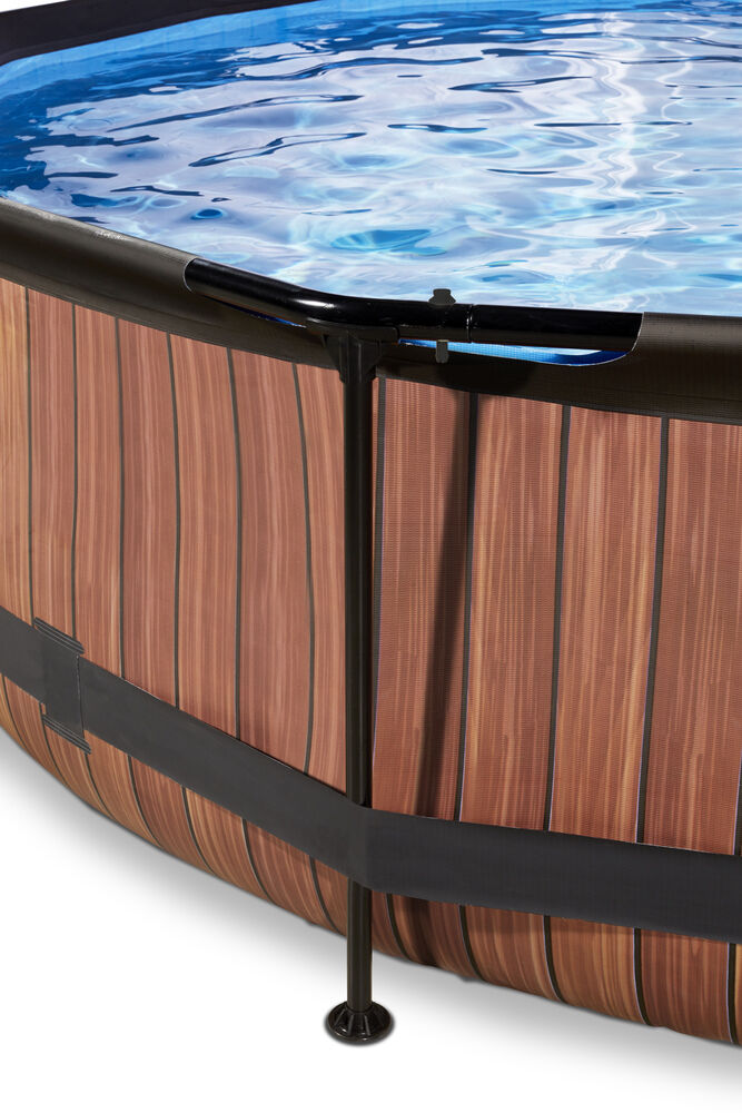Exit Timber Rond - Zwembaden - Timber - 26x300300x76 cm - 300 cm