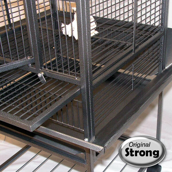 Strong Villa Helios - Papegaaienkooi - 144.00 cm - Grijs - 69.00 cm - 69.00 cm