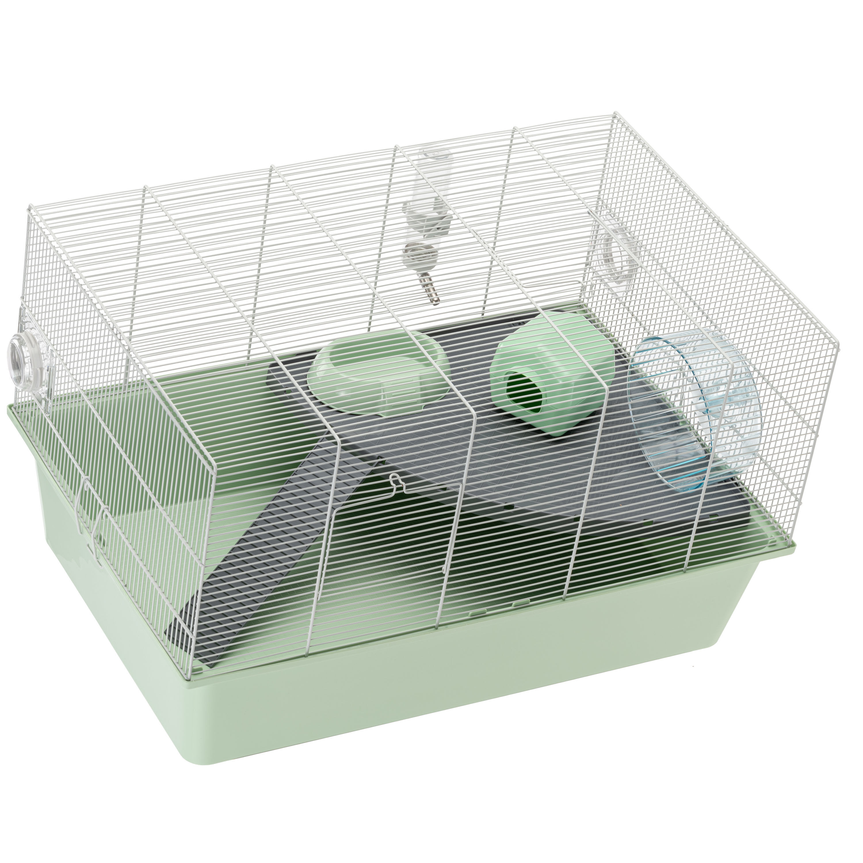 Ferplast Milos - Knaagdierenkooi - 69,5x46x41 cm - Groen/Zwart - XL