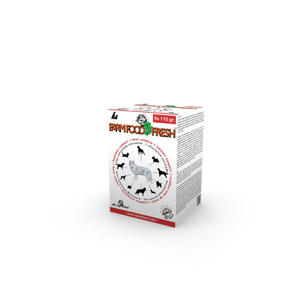 Farm Food Fresh - Hondenvoer - 990.00 - rund Farm Food Fresh - Hondenvoer - 990.00 - rund