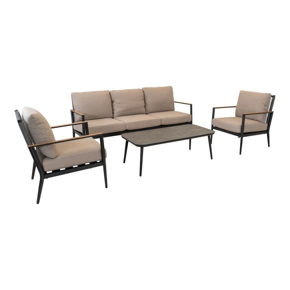 Lesli Living Feda - Loungeset - Grijs - 1x189x1 cm