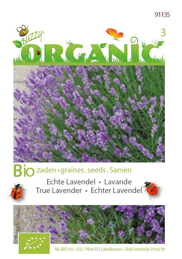 Buzzy Organic Bio Lavendel - Bloemzaden Buzzy Organic Bio Lavendel - Bloemzaden