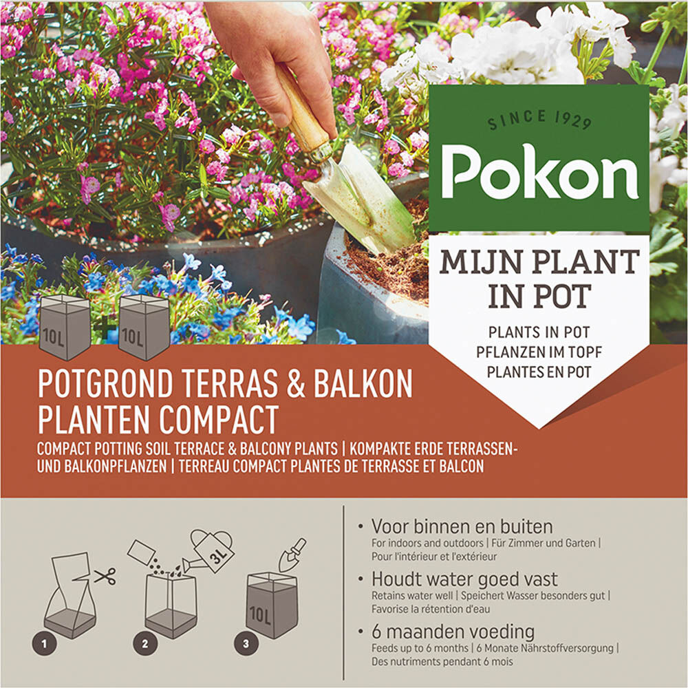 Pokon Terras- en Balkon Compact - Potgrond - 20