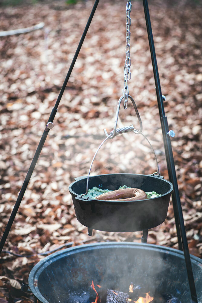 The Windmill Cast Iron Dutch Oven - Pannenhaak - rvs