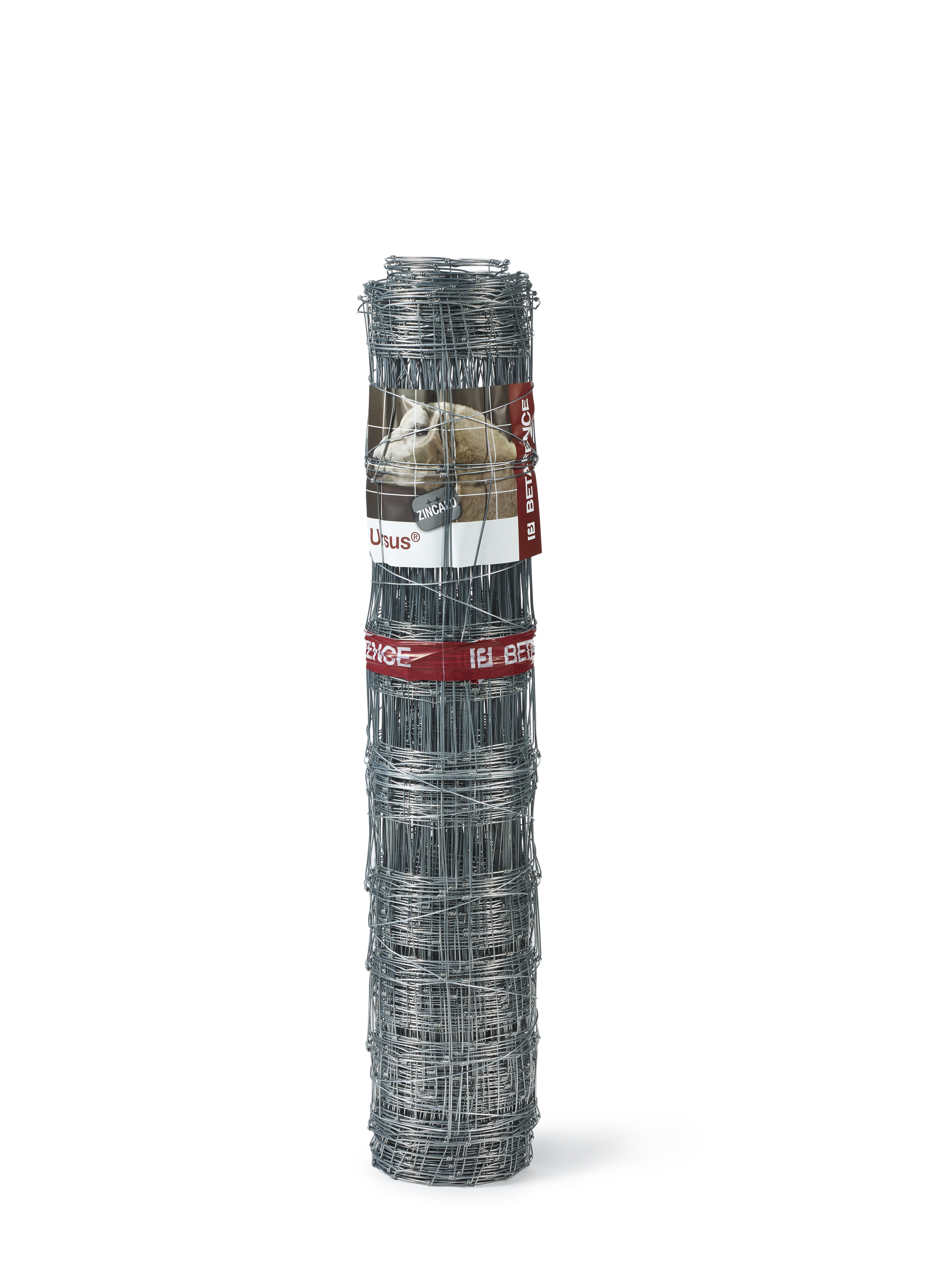 Betafence - Ursus Zincalu - Geknoopt schapengaas met spiraalknoop - Verzinkt - 100 cm - 108x28x28 cm - 500 cm