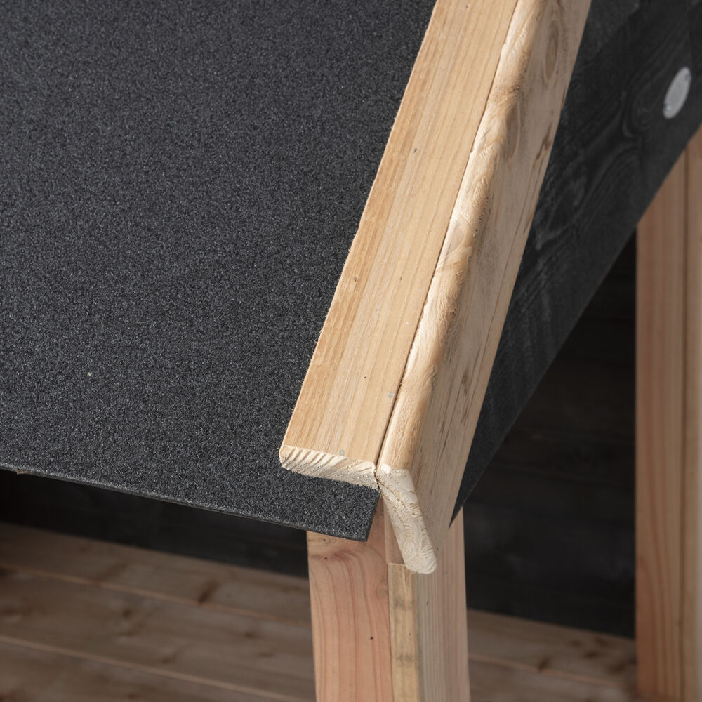 Voldux Stijn - Hondenhok - 110.00 cm - Naturel/zwart - 113.00 cm - 201.00 cm