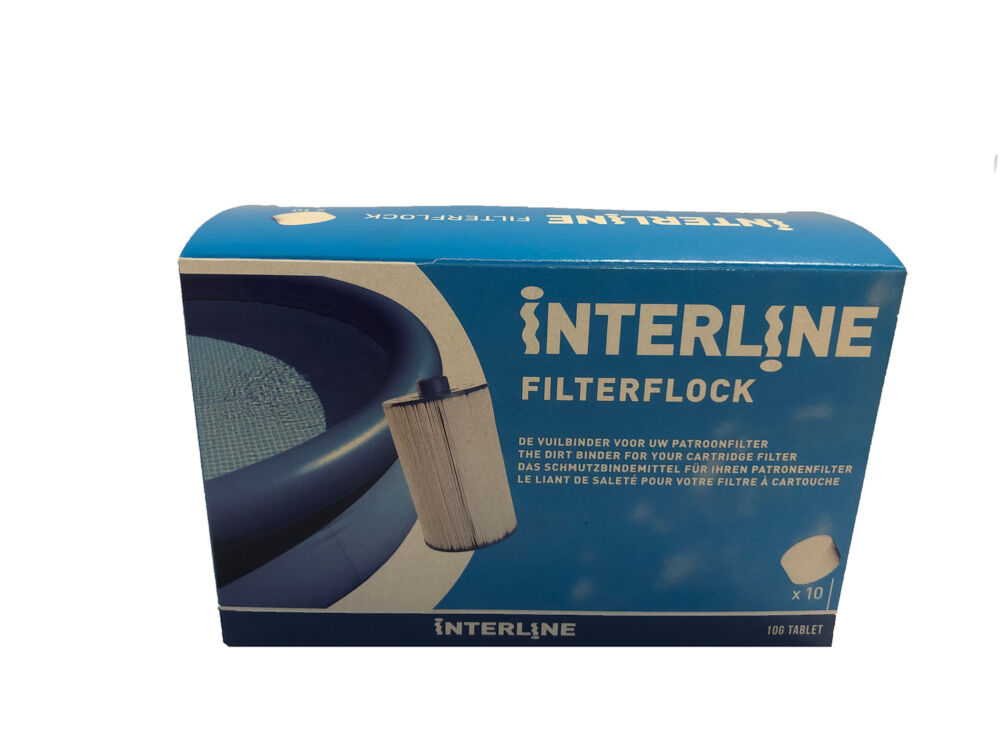 Interline - Filterflock tablet Voor zwembadfilter Interline - Filterflock tablet Voor zwembadfilter