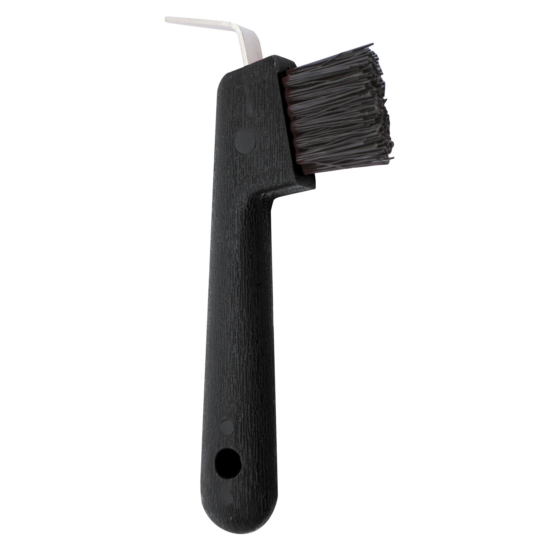 Waldhausen Hoevenkrabber met Borstel - Paard - 2.00 cm - Zwart - 5.00 cm - 2.00 cm