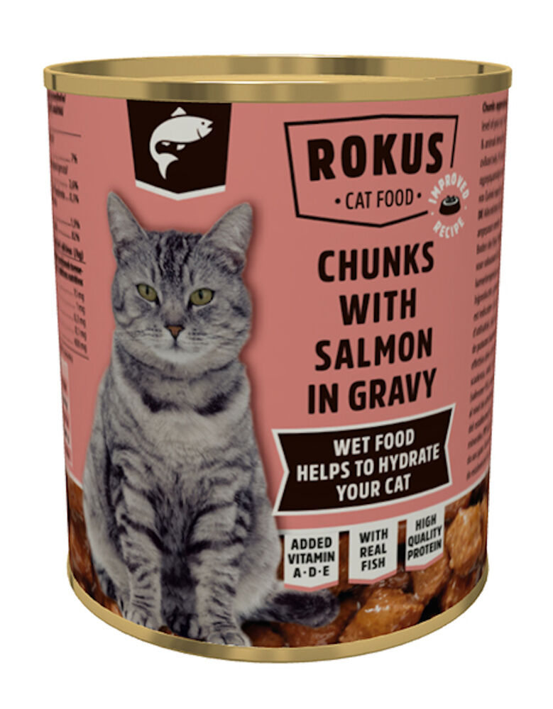 Rokus Adult - Kattenvoer - 810 - zalm Rokus Adult - Kattenvoer - 810 - zalm