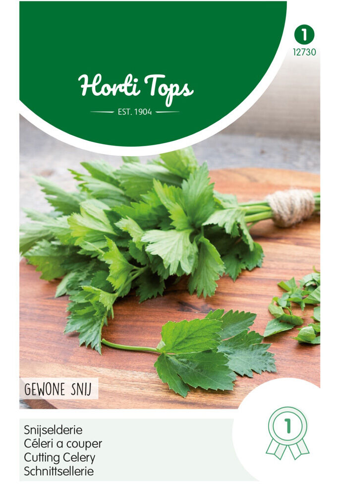 Hortitops Snijselderij Apium graveolens var. secalinum Gewone Snij - Groentezaden Hortitops Snijselderij Apium graveolens var. secalinum Gewone Snij - Groentezaden