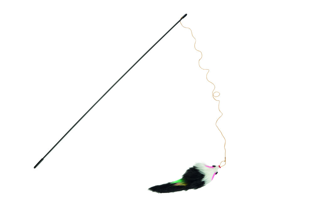 Beeztees Hengel met pluche muis - Kattenspeeltje - 45.00 cm - 13.00 cm - 13.00 cm