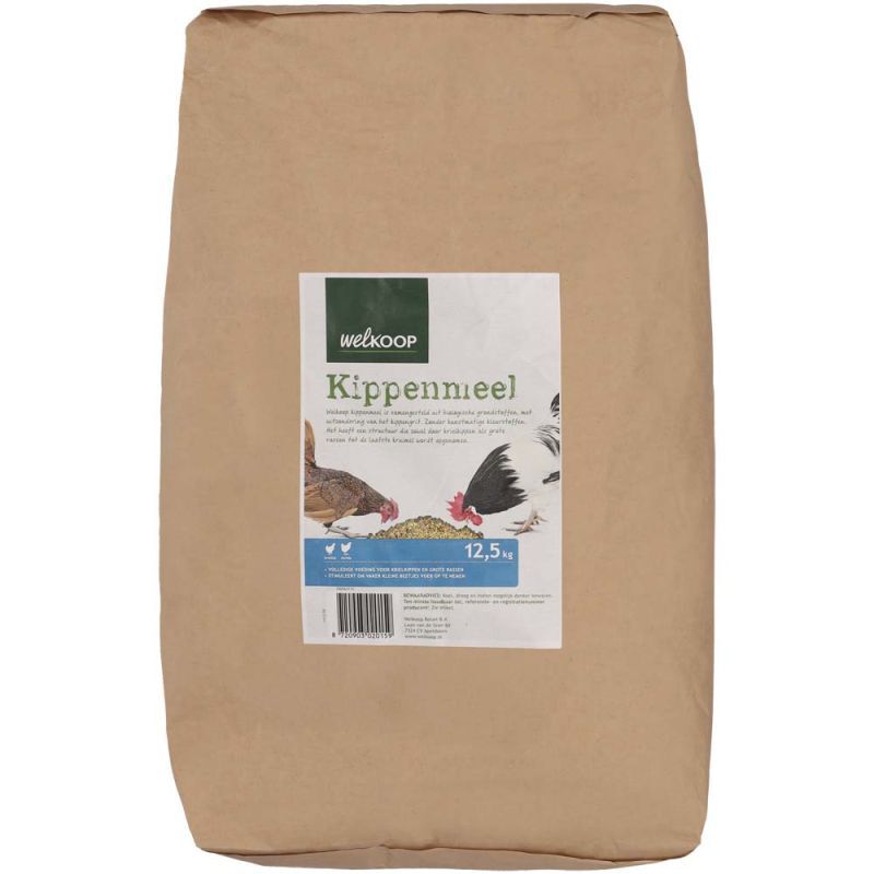 Welkoop Kippenmeel - Kippenvoer - 12.5 Welkoop Kippenmeel - Kippenvoer - 12.5
