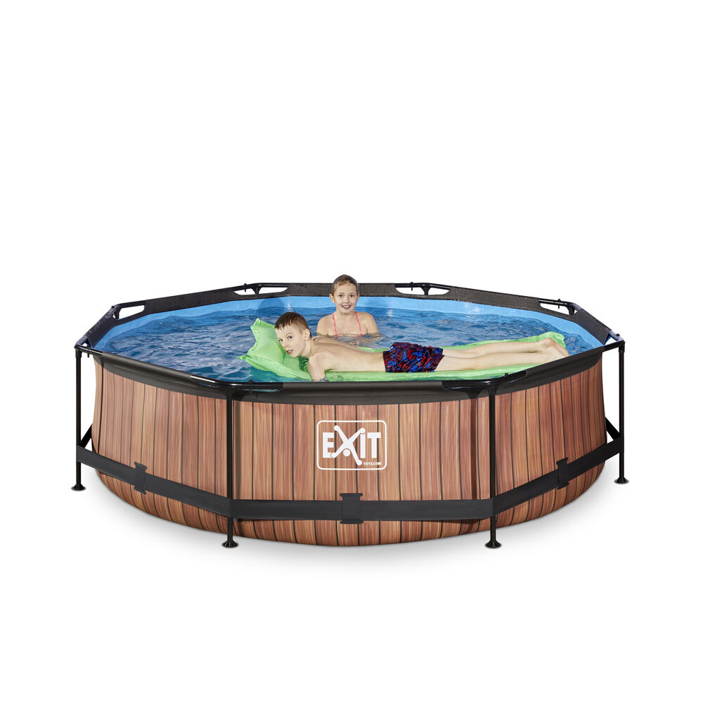 Exit Timber Rond - Zwembaden - Timber - 26x300300x76 cm - 300 cm