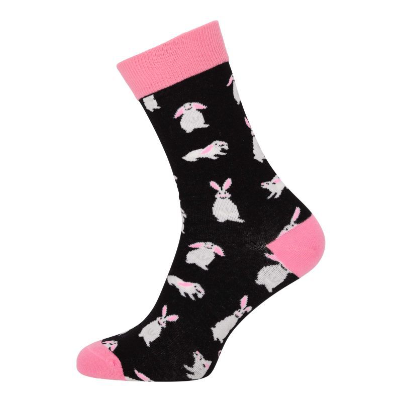 Welkoop Fun Konijn - Sokken - Roze - 35-38