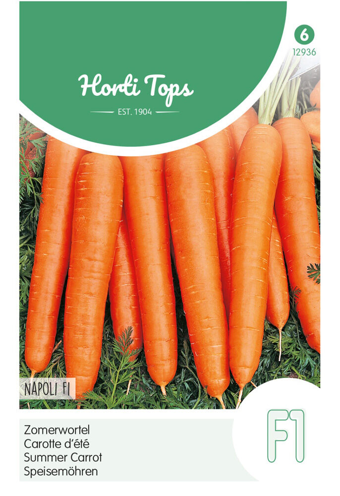 Hortitops Wortelen Daucus carota Napoli F1 - Groentezaden Hortitops Wortelen Daucus carota Napoli F1 - Groentezaden