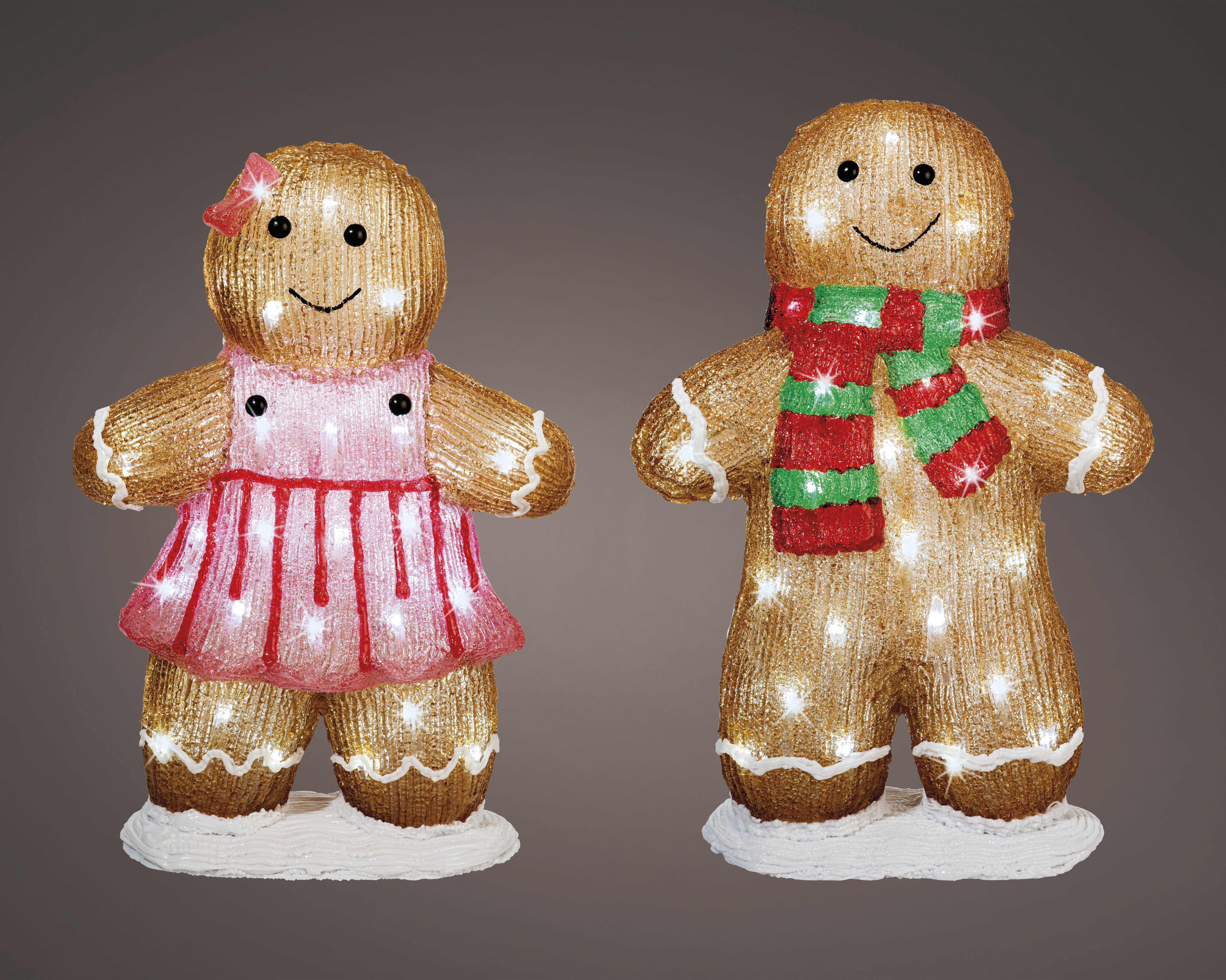 Lumineo Jongen of Meisje - LED figuur - Wit - 46x31x13 cm Lumineo Jongen of Meisje - LED figuur - Wit - 46x31x13 cm