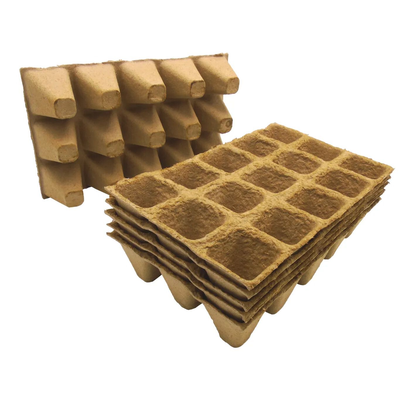 Nature - Turfpotjes - 6x15 Stuks - 12.50 cm - 20.50 cm - 12.50 cm