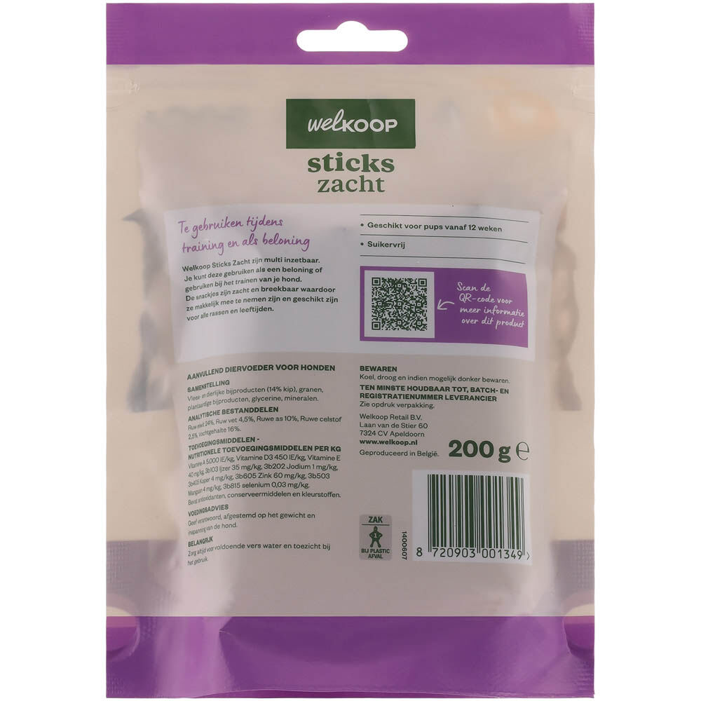 Welkoop - Sticks Zacht - 200 - kip