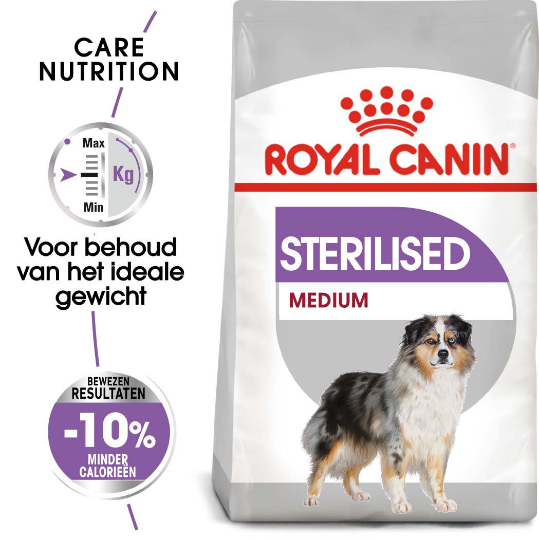 Royal Canin Medium Sterilised - Hondenvoer - 3 - gevogelte