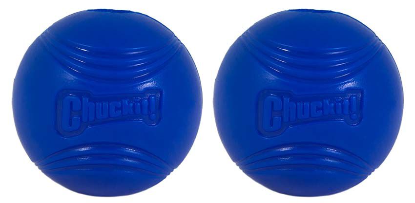 Chuckit Breathe Right Fetch ball - Hondenspeelgoed - blauw - 16.00x15.50x15.50 cm - M