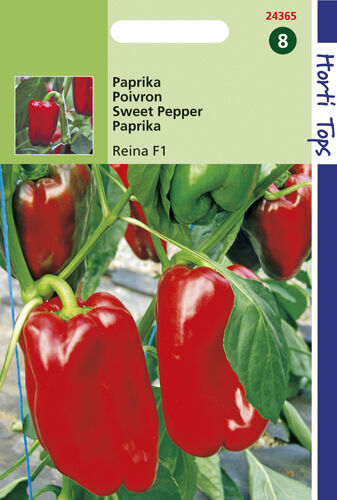 Hortitops Paprika Capsicum Anuum Reina F1 - Groentezaden Hortitops Paprika Capsicum Anuum Reina F1 - Groentezaden