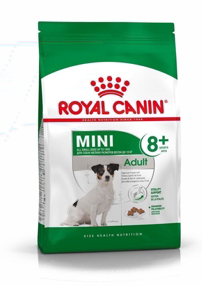 Royal Canin Mini Adult 8+ - Hondenvoer - 12 - gevogelte Royal Canin Mini Adult 8+ - Hondenvoer - 12 - gevogelte