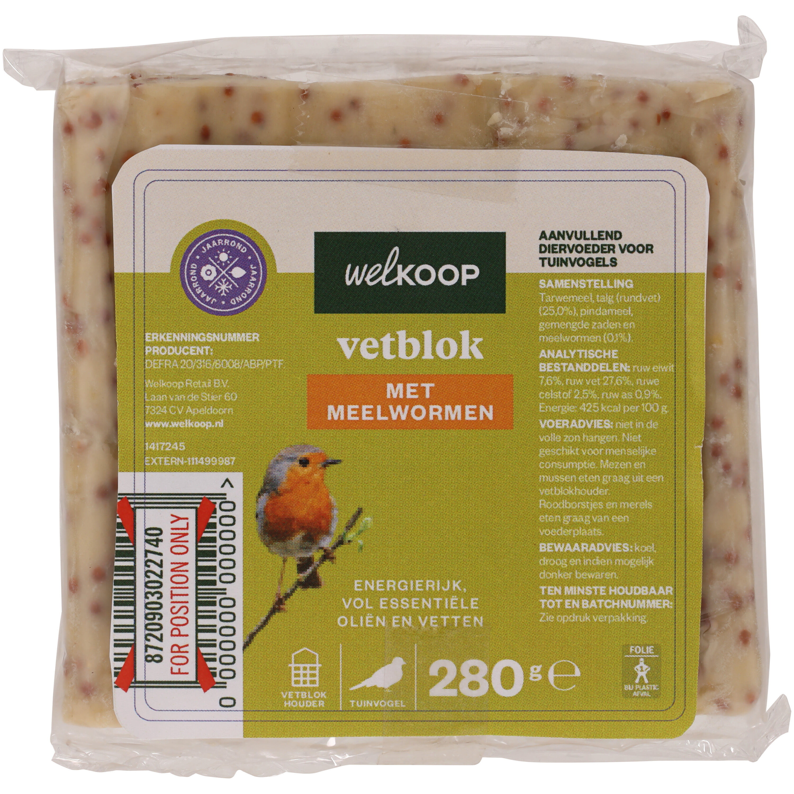 Welkoop - Vetblok - Tuinvogelvoer Welkoop - Vetblok - Tuinvogelvoer