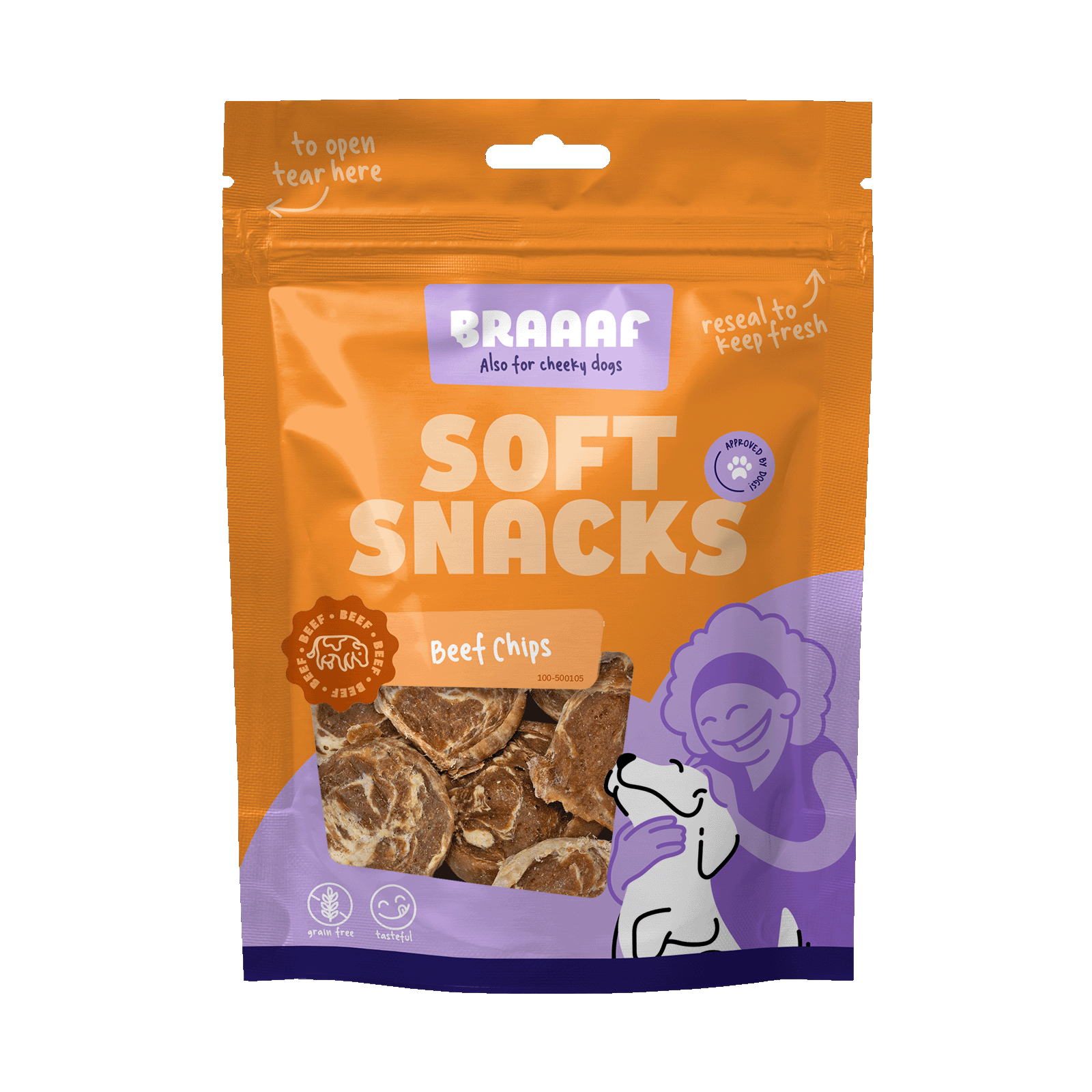Braaaf Soft snacks Chips - Hondensnack Braaaf Soft snacks Chips - Hondensnack