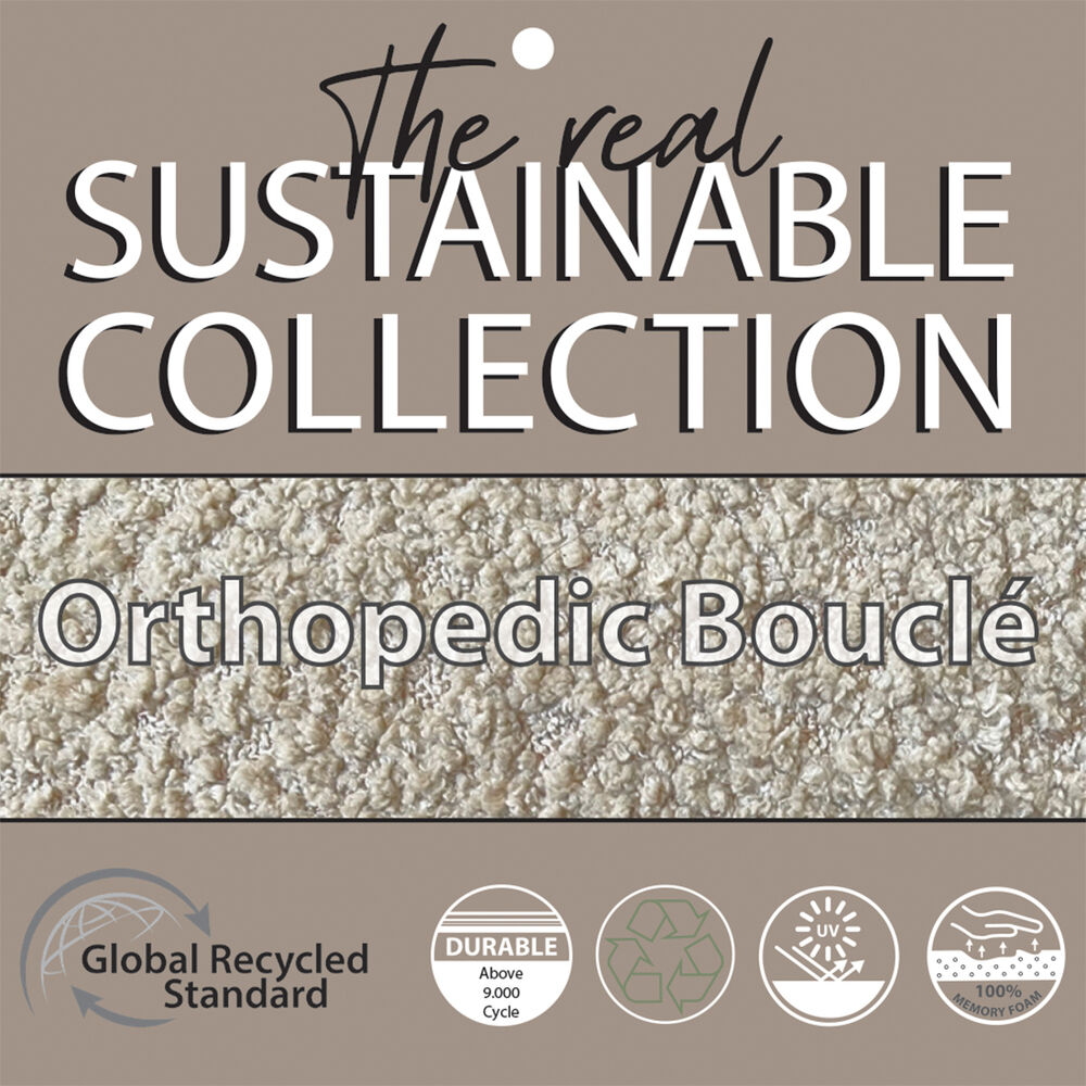 Happy-House Velvet Orthopedisch - Hondenmand - beige - 12x55x55 cm - S