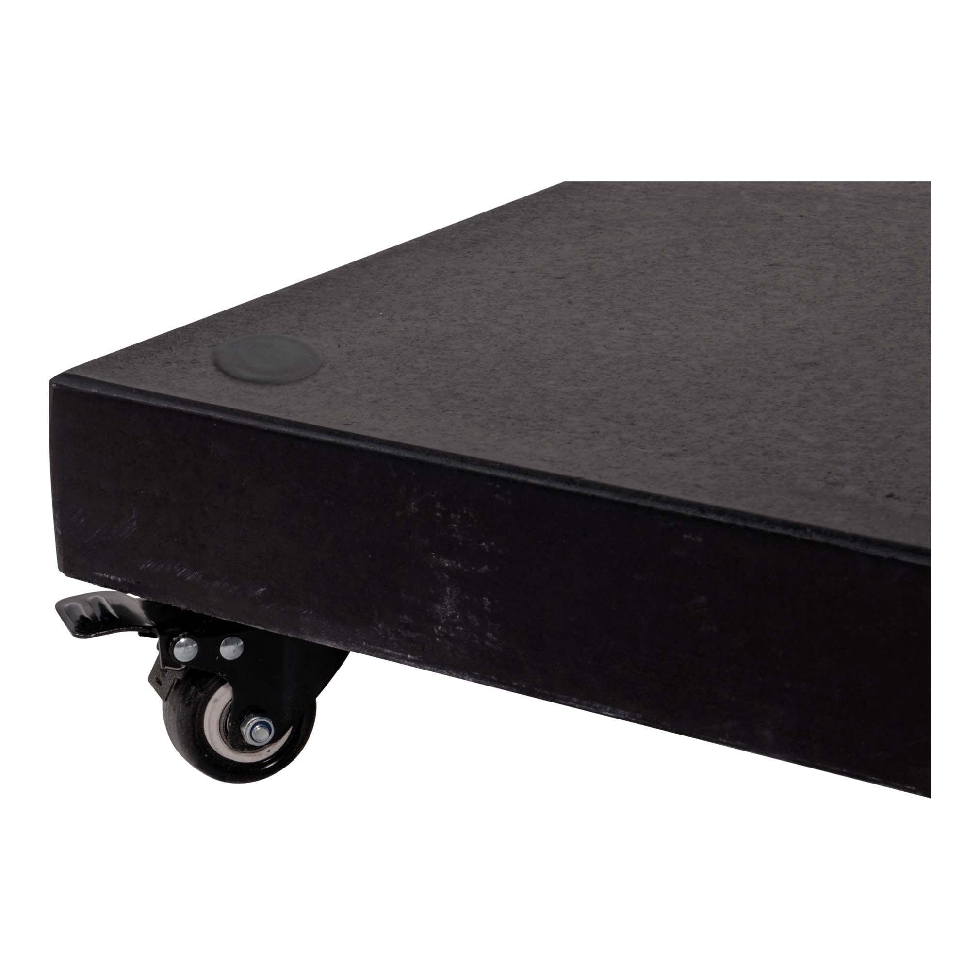 Lesli Living - Parasolvoet - 50kg - Zwart