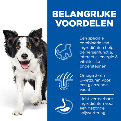 Hill's Science Plan Youthful Vitality Medium - Hondenvoer - 2.5 - kip