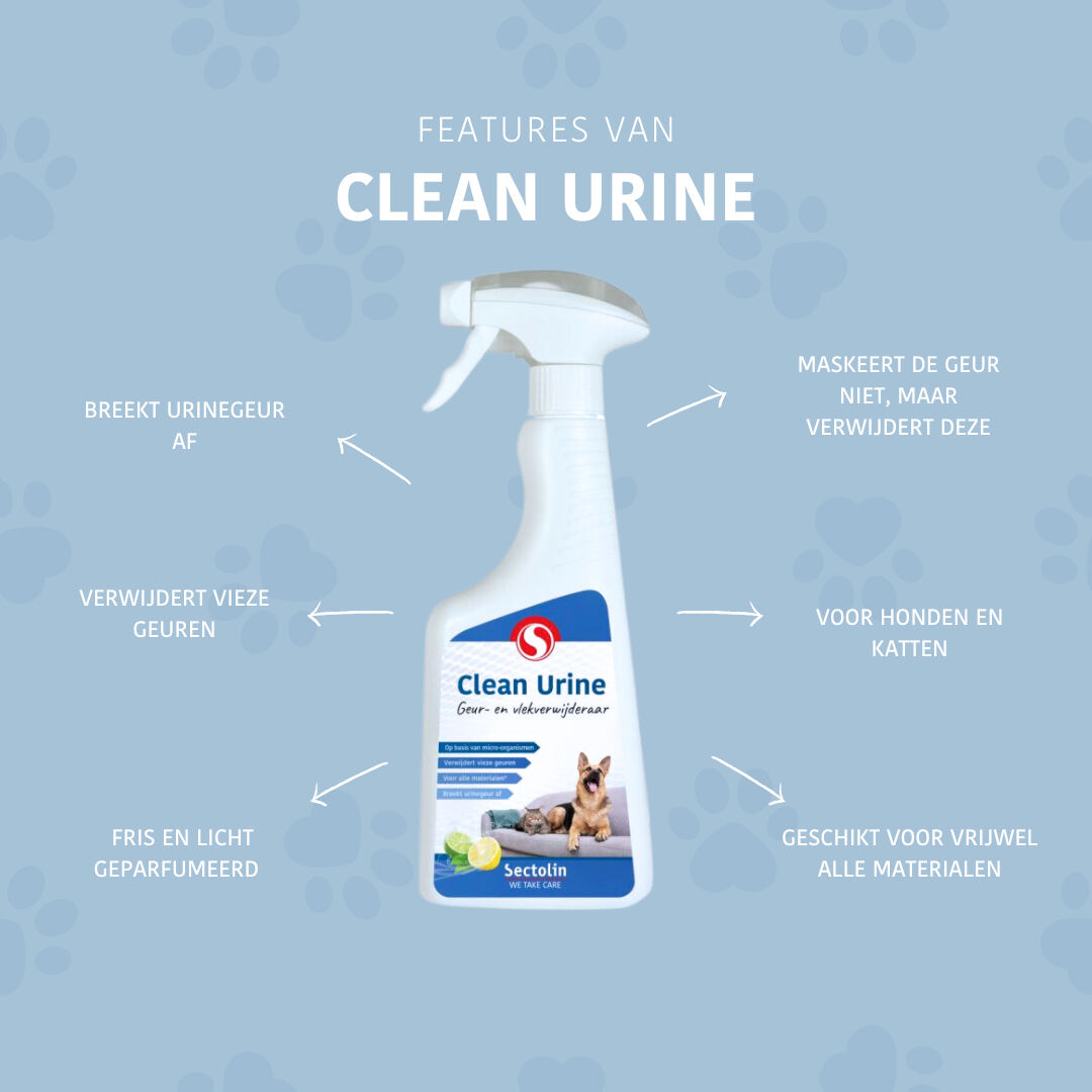 Sectolin Clean Urine - Geur en vlekverwijderaar Urinegeur Hond - 500