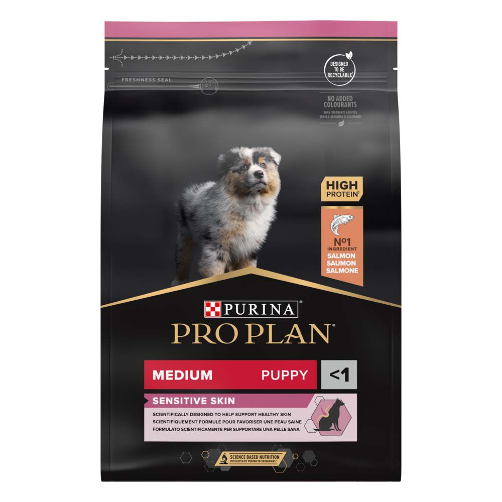 PRO PLAN Sensitive Skin Puppy Medium - Hondenvoer PRO PLAN Sensitive Skin Puppy Medium - Hondenvoer