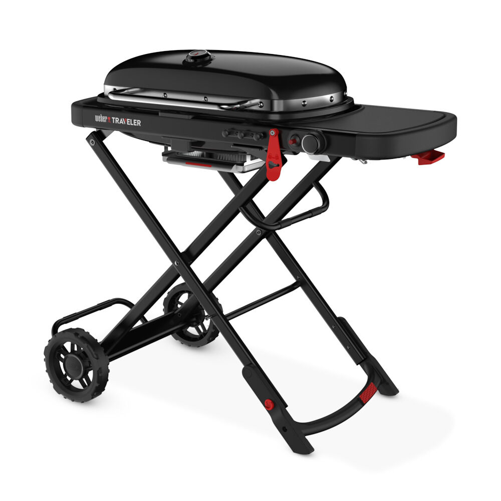 Weber Traveler LP Stealth - Gasbarbecue Weber Traveler LP Stealth - Gasbarbecue