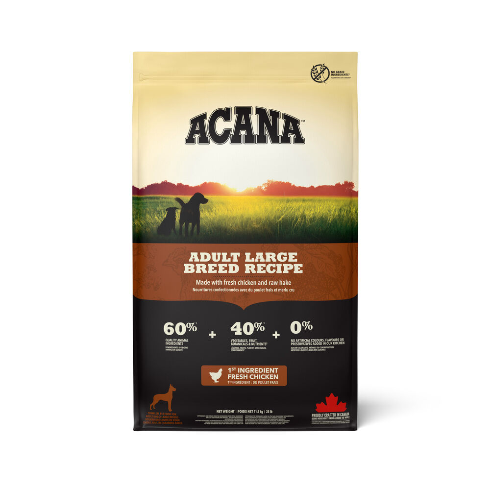 Acana Dog recipe Adult Large - Hondenvoer - 11.4 - gevogelte