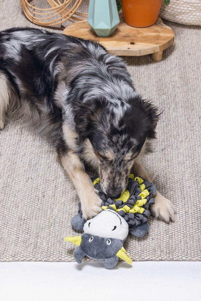 Beeztees Hide and Seek Koe - Snuffelmat - Hondenspeelgoed - 9x21.5x32 cm