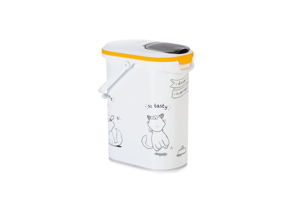 Curver Dis - Kat - Voercontainer - 10.00 l - 1.00 cm - Wit - 19.00 cm - 1.00 cm