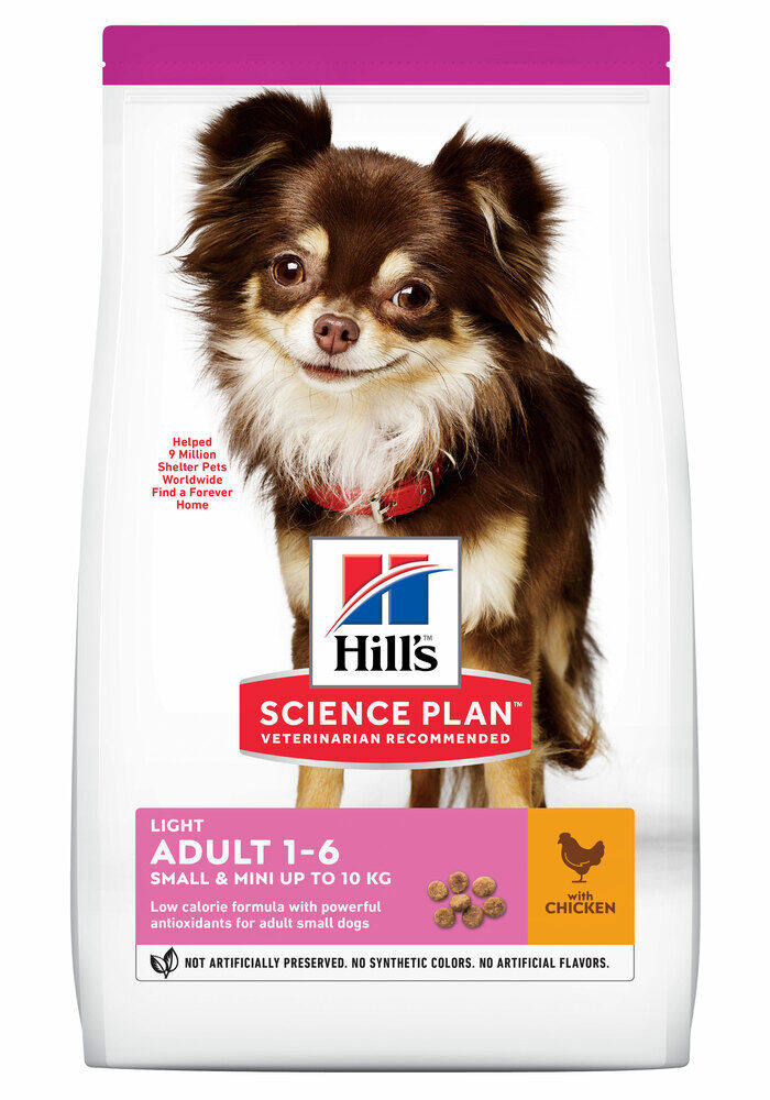 Hill's Science Plan Light Adult Small - Mini - Hondenvoer Hill's Science Plan Light Adult Small - Mini - Hondenvoer