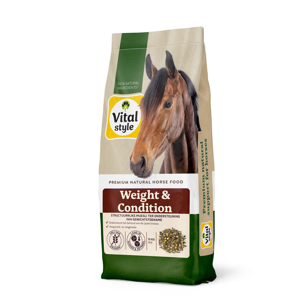 VITALstyle Weight & Condition Muesli - Paardenvoer - 15 - Zak