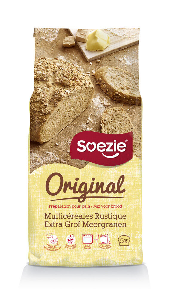 Soezie Original Extra grof meergranenbrood - Broodmeel Soezie Original Extra grof meergranenbrood - Broodmeel