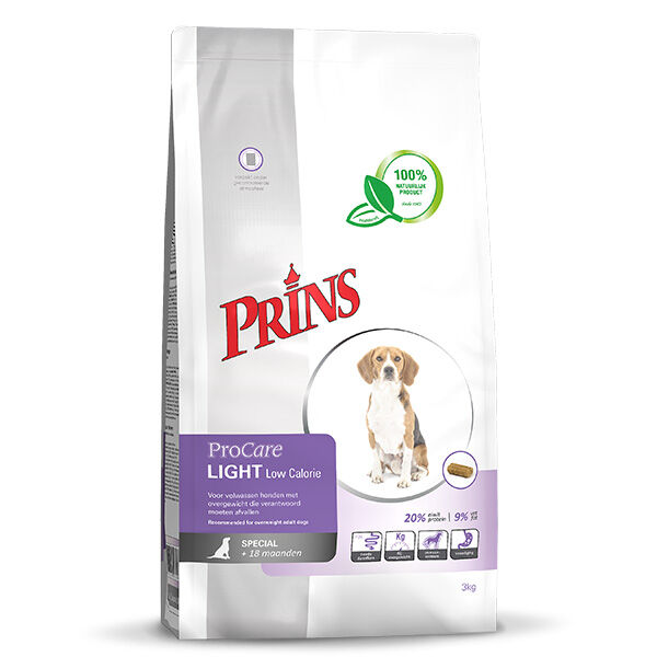 Prins ProCare Light Low Calorie - Hondenvoer - 3.00 - gevogelte
