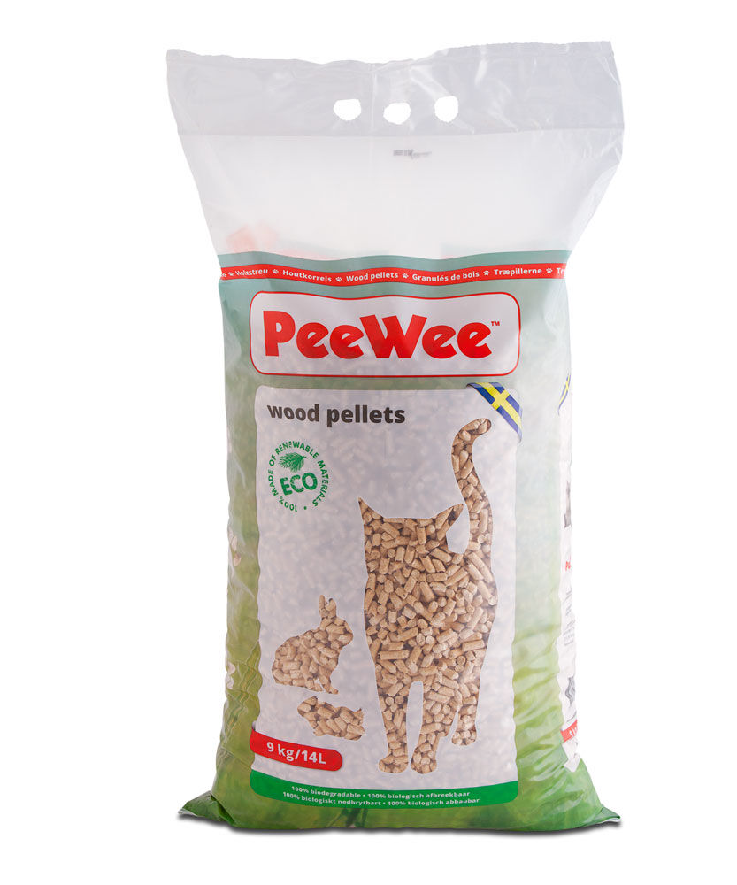 PeeWee Houtkorrels - Kattenbakvulling - 14 L