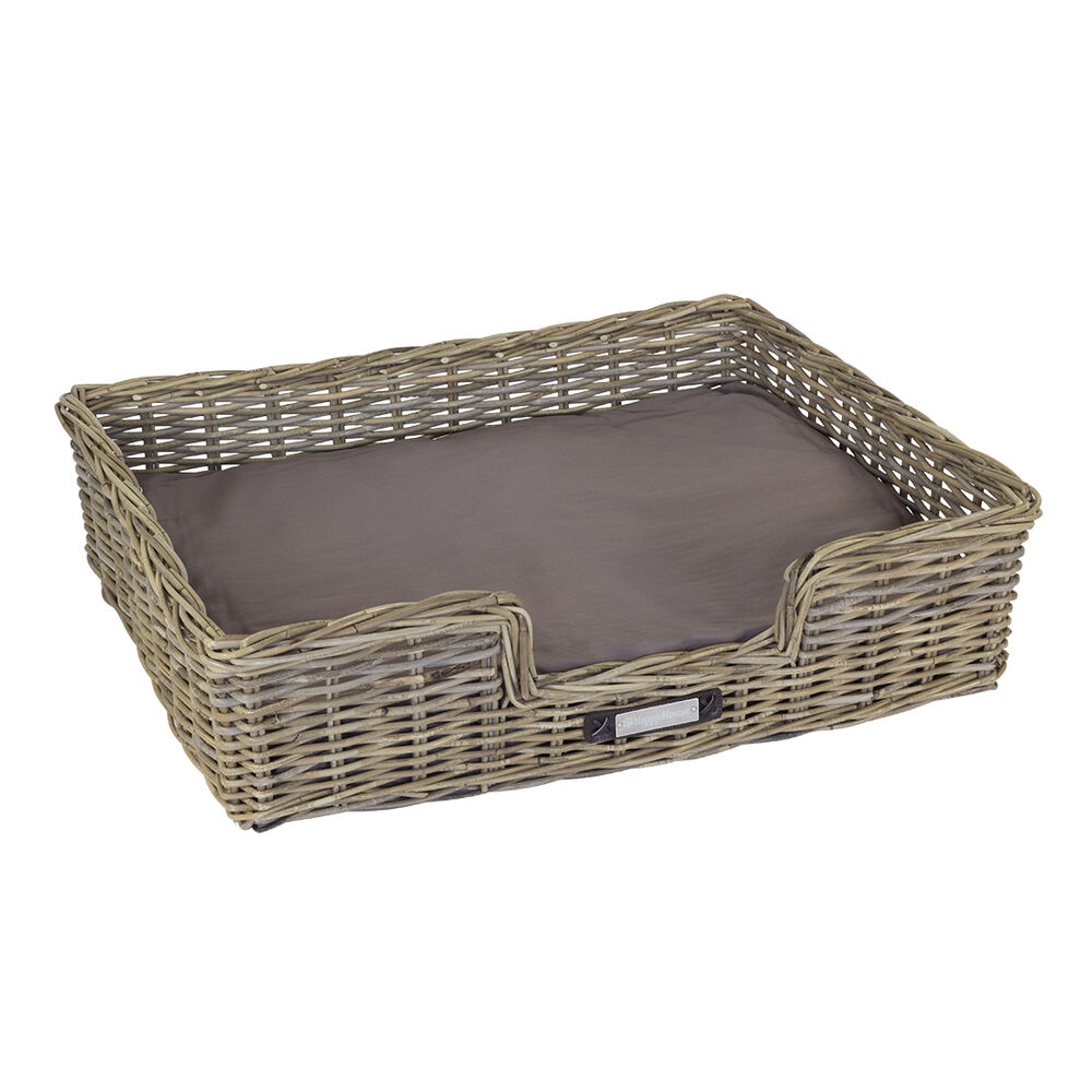 Happy-House Riet - Hondenmand - 10.00 cm - Beige/Bruin - 90.00 cm - XL - 30.00 cm